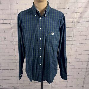 🏌️‍♂️ Vintage Hathaway Golf Plaid Button-Down Shirt – Size 16.5 / 34-35